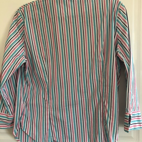 Lacoste stretch cotton button front shirt - Picture 2 of 4